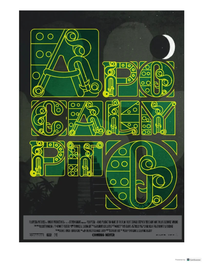 Cartel «Apocalypto: Reinterpretación»