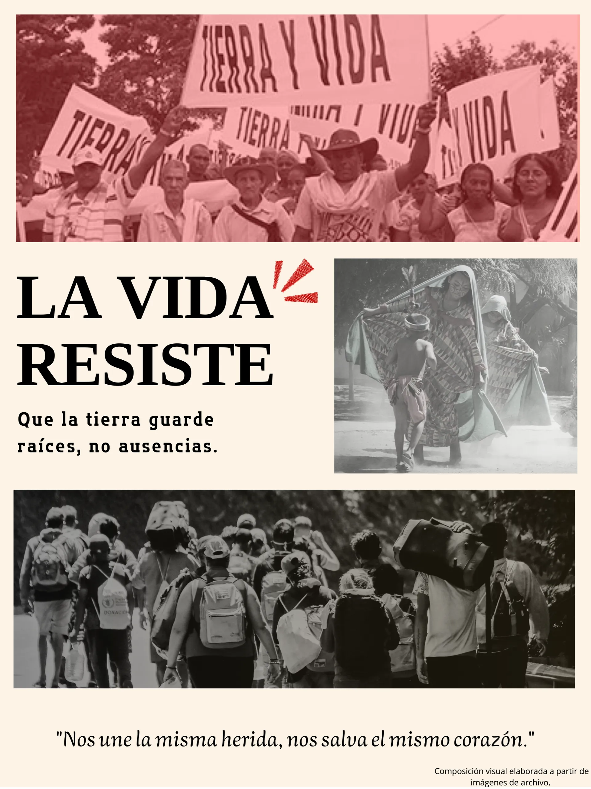 Cartel «Batta con Paz»