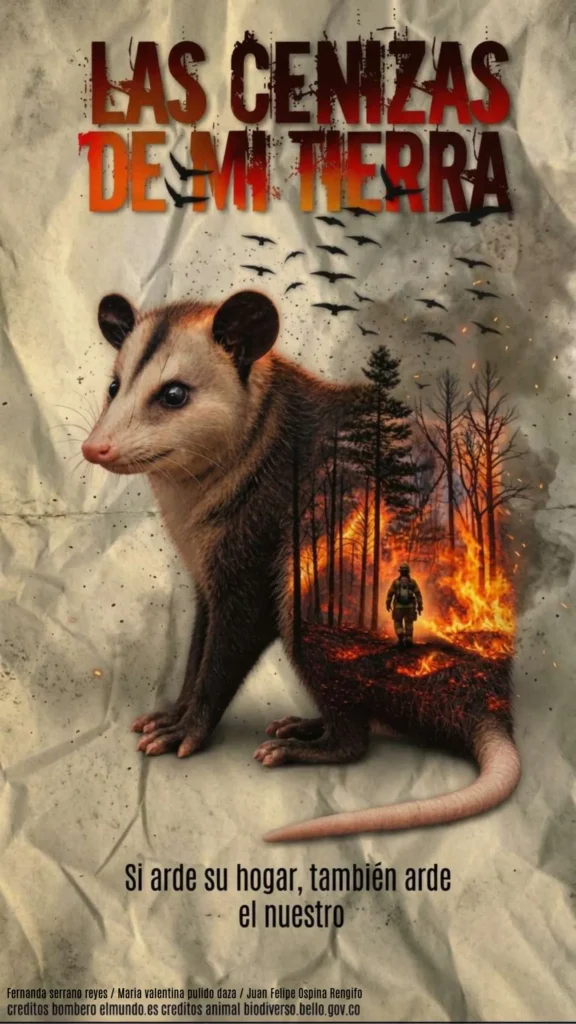 Cartel «Las Cenizas de Mi Tierra»