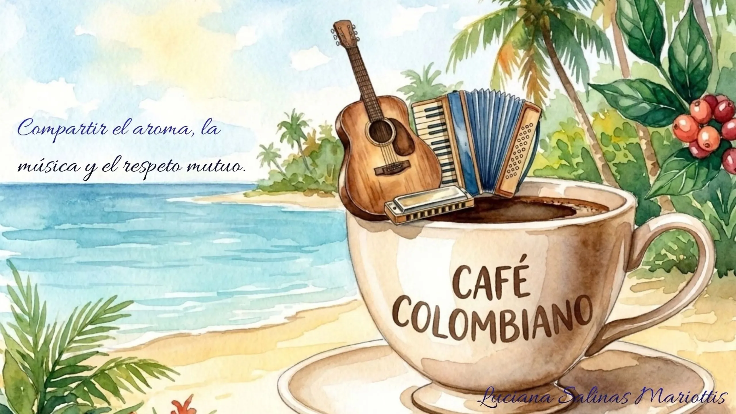 Cartel «Colombia, Todos Somos Uno»