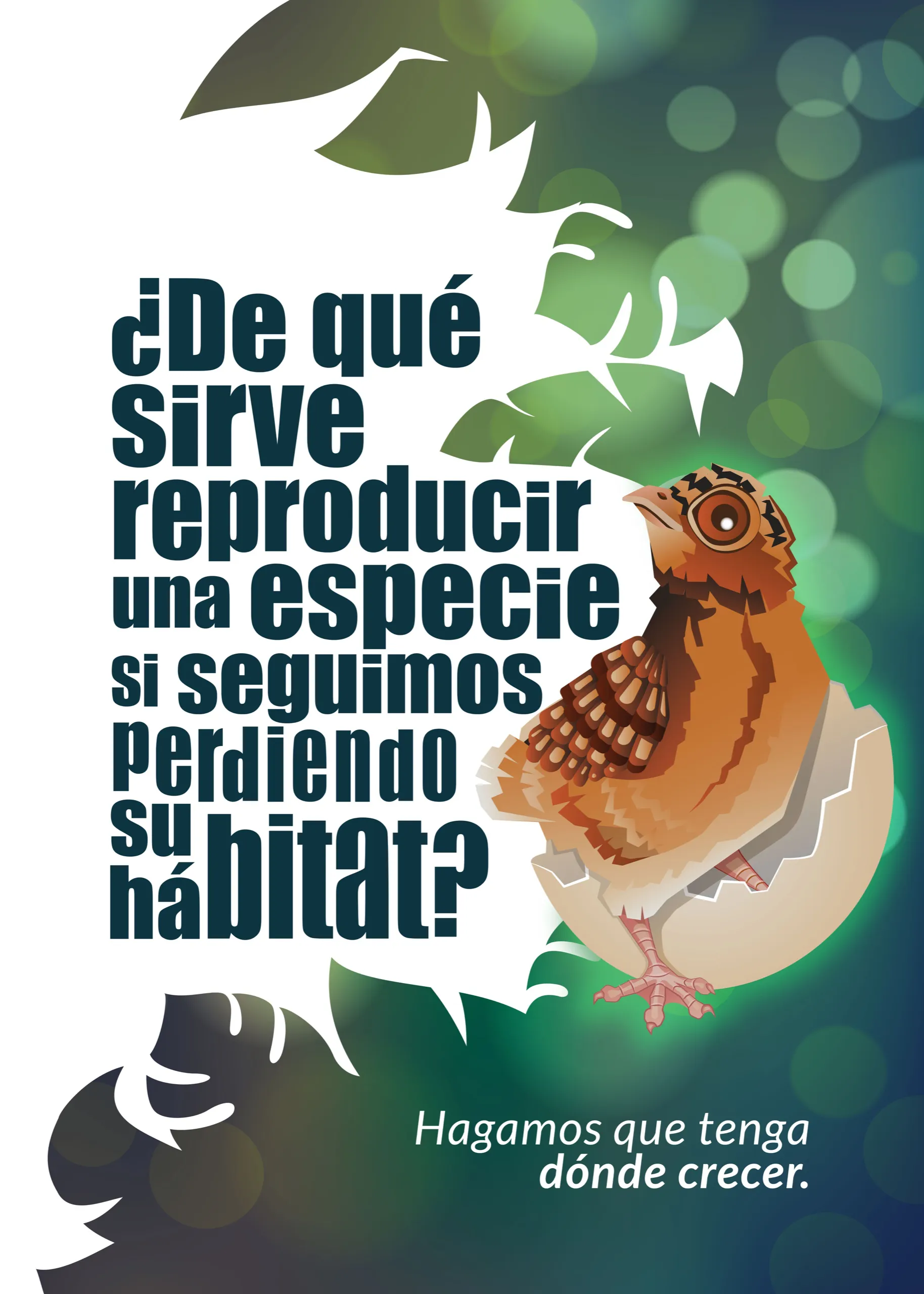 Cartel «Hagamos que Tenga Dónde Crecer»