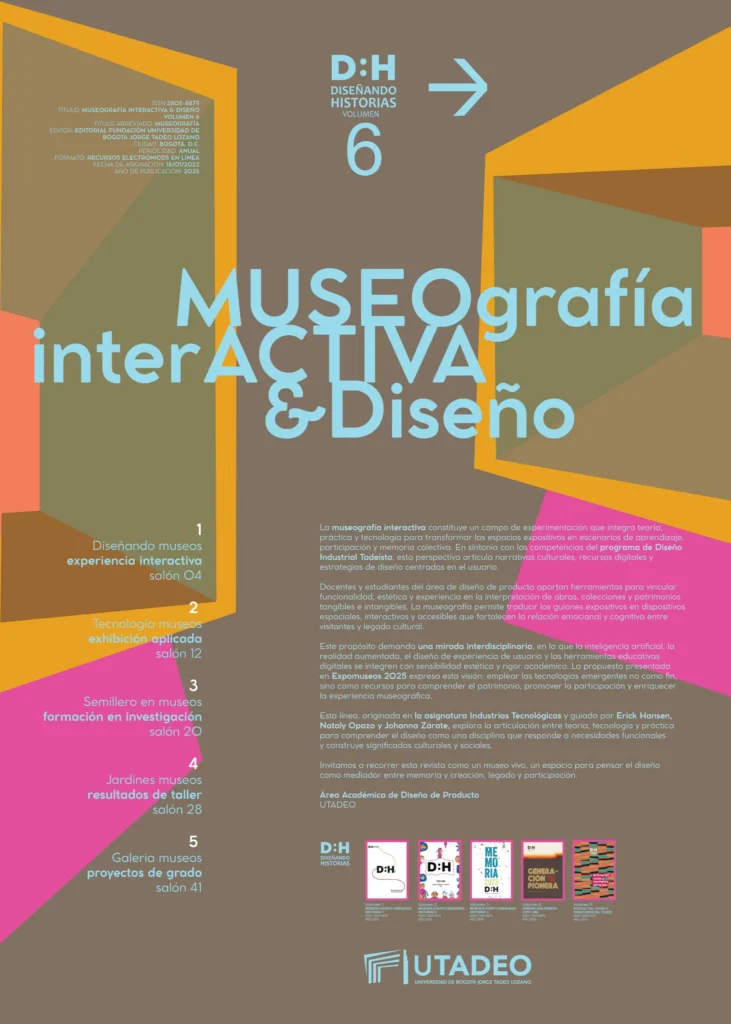 Cartel «Museografía Interactiva & Diseño»