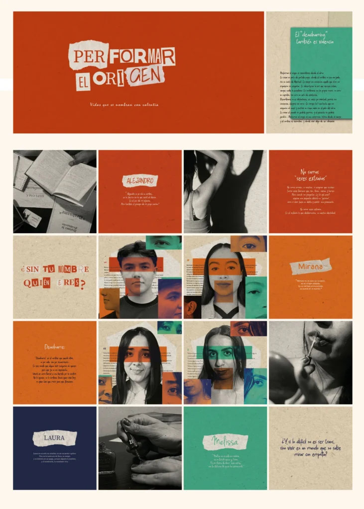 Cartel «Performar el Origen»