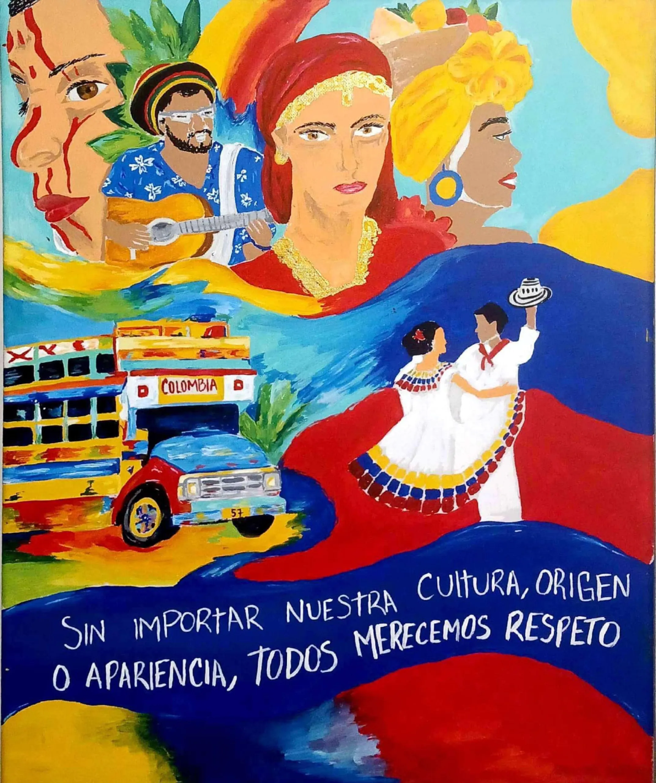 Cartel «Raíces que Nos Unen»