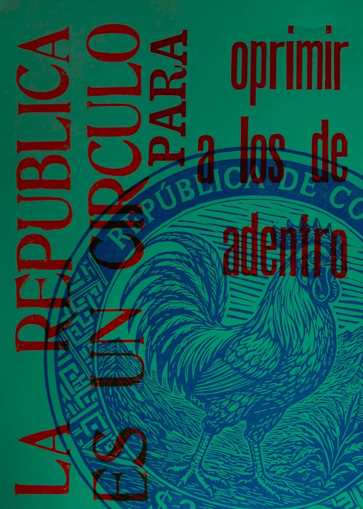 Cartel «La República es un Círculo»