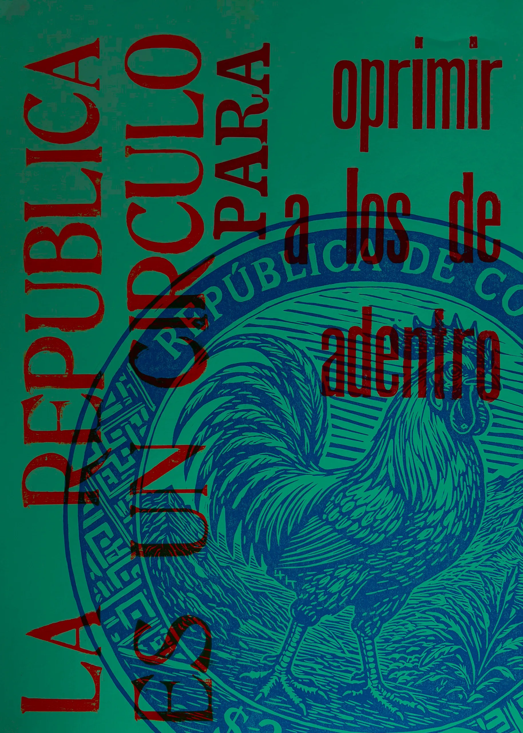 Cartel «La República es un Círculo»