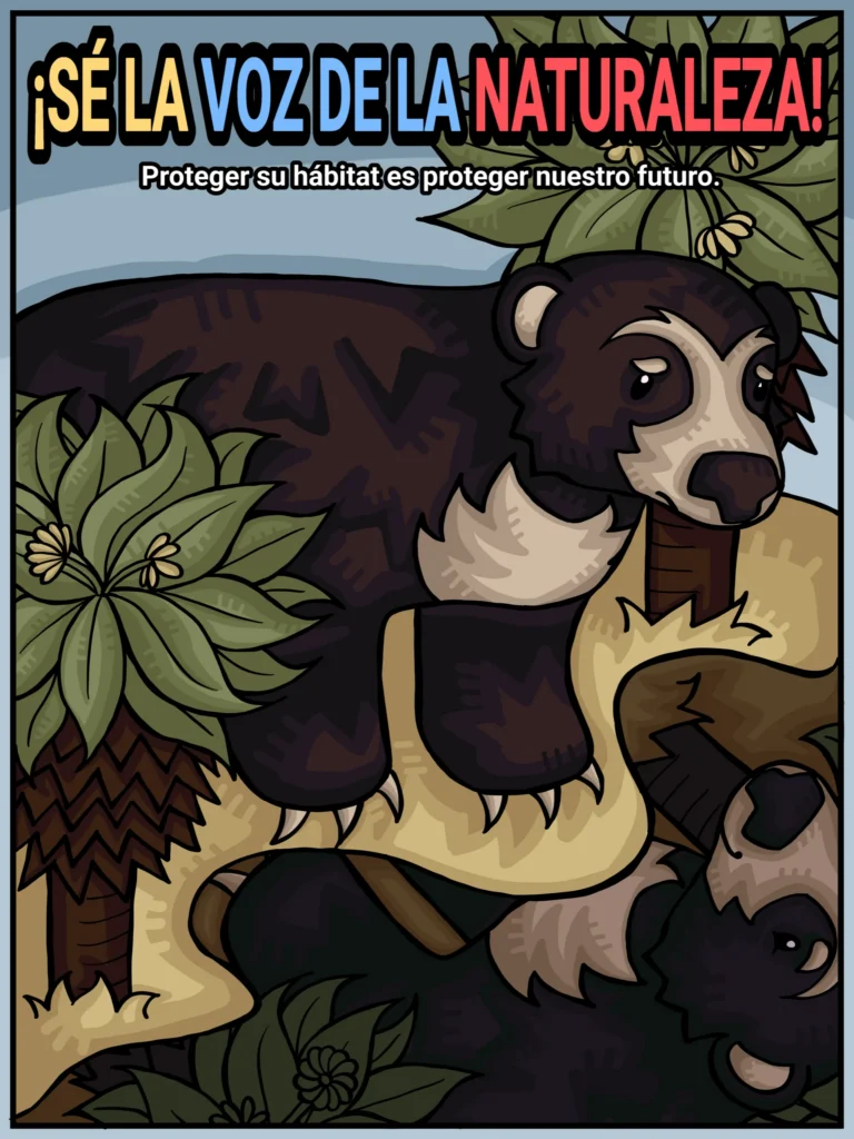 Cartel «Sé la Voz de la Naturaleza»