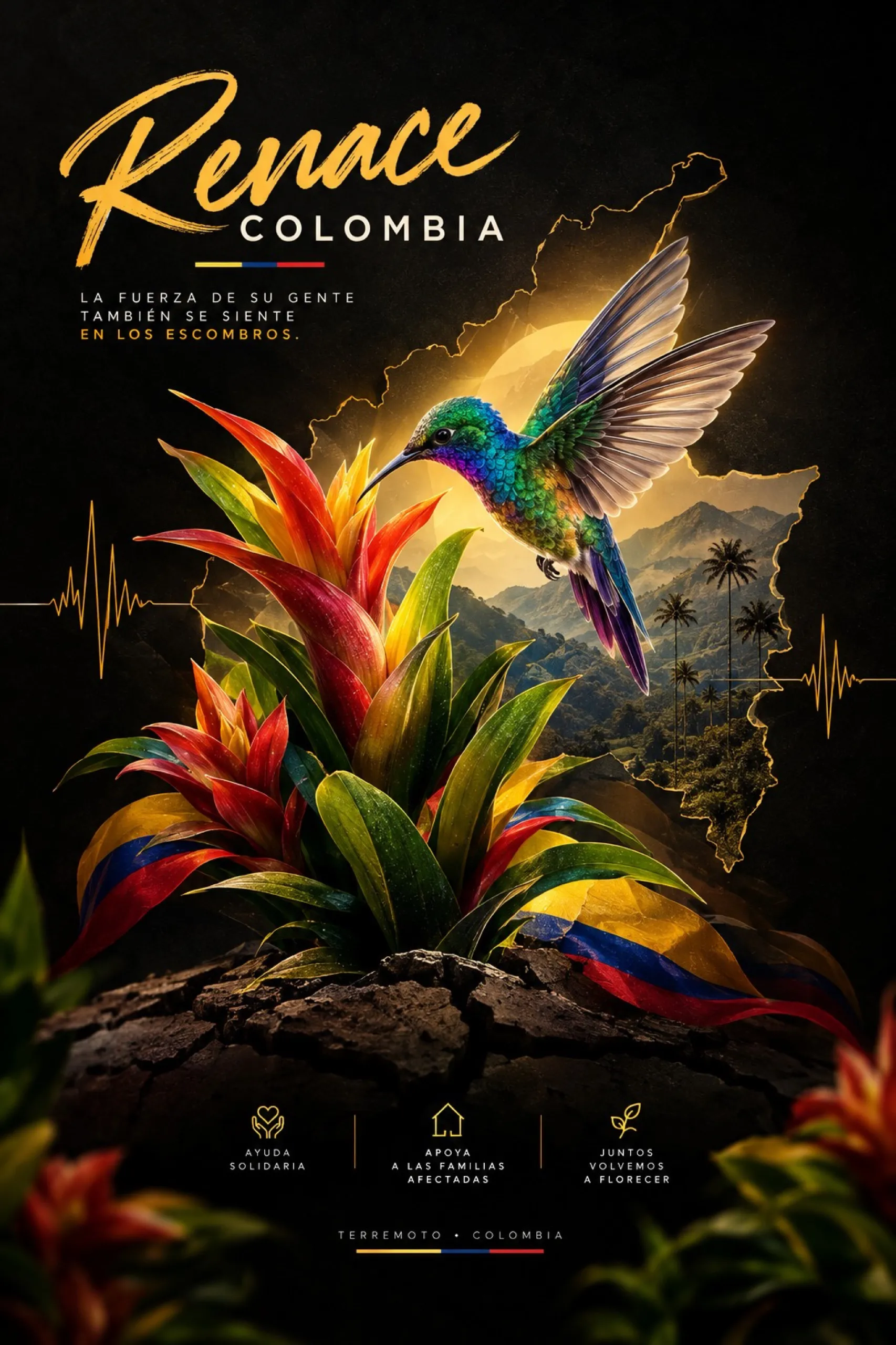 Cartel «El Vuelo de la Esperanza»